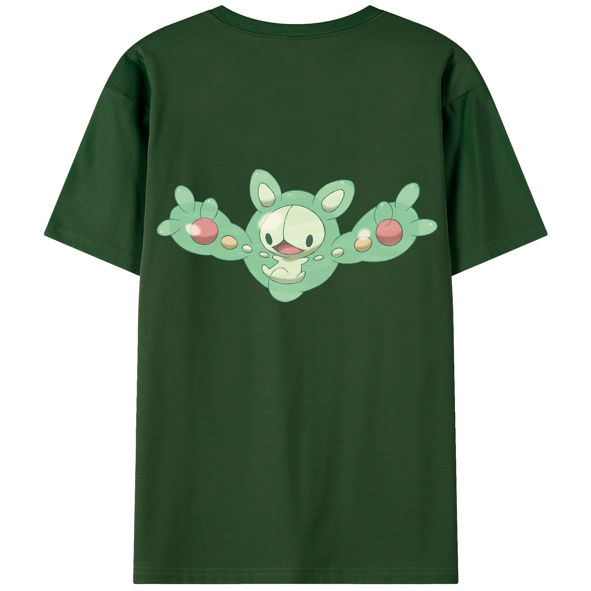 （画像用） ポケットモンスター Pokémon 綿100％半袖Tシャツ（背面プリント）